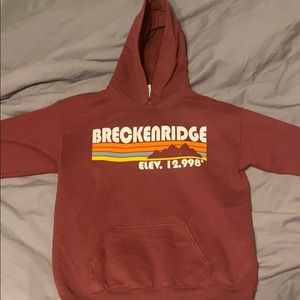 burgundy Breckinridge sweatshirt